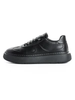 Pantofi Sport Barbati din piele naturala 1863 BLACK | ADVANCER