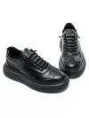 Pantofi Sport Barbati din piele naturala 1863 BLACK | ADVANCER