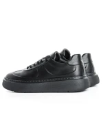Pantofi Sport Barbati din piele naturala 1863 BLACK | ADVANCER