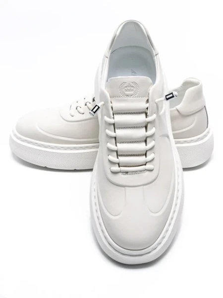 Pantofi Sport Barbati din piele naturala 1863 WHITE | ADVANCER