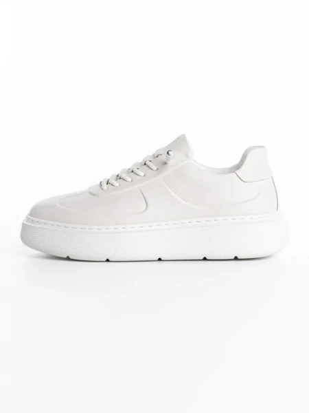 Pantofi Sport Barbati din piele naturala 1863 WHITE | ADVANCER