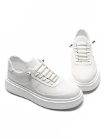 Pantofi Sport Barbati din piele naturala 1863 WHITE | ADVANCER
