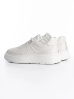 Pantofi Sport Barbati din piele naturala 1863 WHITE | ADVANCER