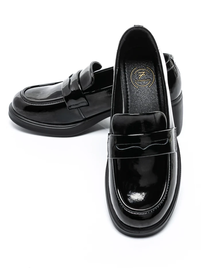 Pantofi Casual Dama din piele naturala 4768G02 BLACK | FORMAZIONE