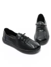 Pantofi Casual Dama din piele naturala 2810 BLACK | FORMAZIONE