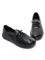 Pantofi Casual Dama din piele naturala 2810 BLACK | FORMAZIONE