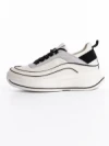 Pantofi Sport Dama din piele naturala 2228 CREAM-BLACK | FRANCO GERARDO