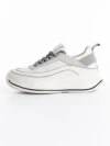 Pantofi Sport Dama din piele naturala 2228 CREAM-GREY | FRANCO GERARDO