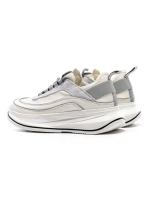 Pantofi Sport Dama din piele naturala 2228 CREAM-GREY | FRANCO GERARDO