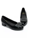Pantofi cu Toc Gros 6885 BLACK | FORMAZIONE