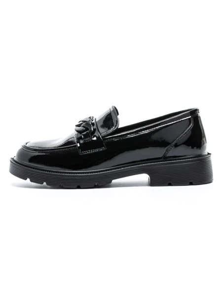 Pantofi Casual Dama din piele naturala 220139 BLACK | FORMAZIONE