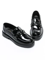 Pantofi Casual Dama din piele naturala 220139 BLACK | FORMAZIONE