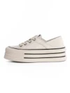 Pantofi Sport Dama din piele naturala 2066T CREAM | FRANCO GERARDO