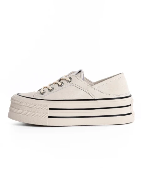 Pantofi Sport Dama din piele naturala 2066T CREAM | FRANCO GERARDO