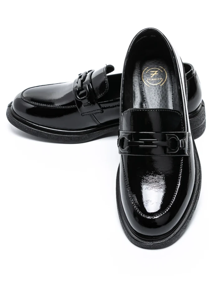 Pantofi Casual Dama din piele naturala 30024L BLACK | FORMAZIONE