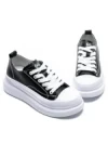 Pantofi Sport Dama din piele naturala 227802 BLACK | FRANCO GERARDO