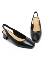 Pantofi cu Toc Gros 919-1 BLACK | FORMAZIONE
