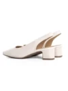 Pantofi cu Toc Gros 919-1 CREAM | FORMAZIONE