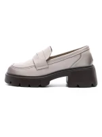Pantofi Casual Dama din piele naturala 66319 CREAM | FORMAZIONE