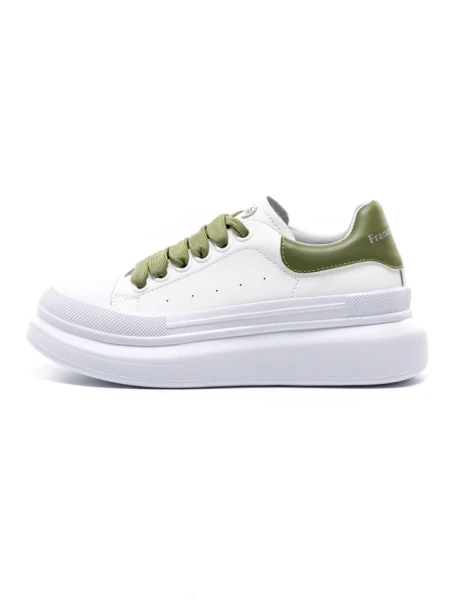 Pantofi Sport Dama din piele naturala 232806 GREEN | FRANCO GERARDO