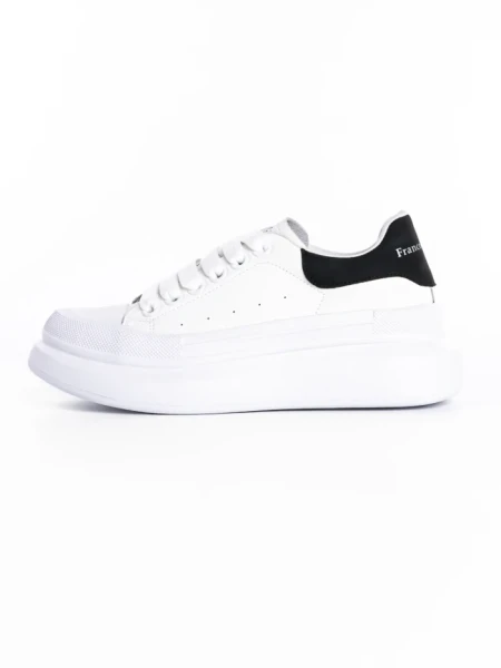 Pantofi Sport Dama din piele naturala 232806 WHITE | FRANCO GERARDO