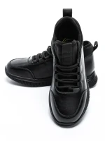 Pantofi Sport Dama din piele naturala 3757 BLACK | FORMAZIONE