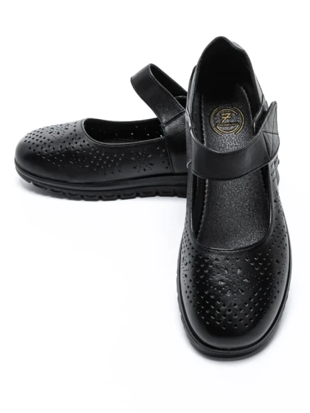 Pantofi Casual Dama din piele naturala 3510801 BLACK | FORMAZIONE