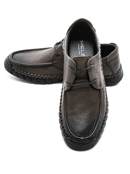Mocasini Barbati din piele naturala 83053-1 Kaki | Mels » meishop.life