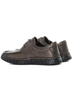 Mocasini Barbati din piele naturala 83053-1 Kaki | Mels » meishop.life