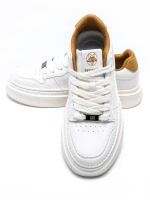 Pantofi Casual Barbati 2501 WHITE-BEIGE | MEI