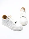 Pantofi Casual Barbati 2501 WHITE-BEIGE | MEI