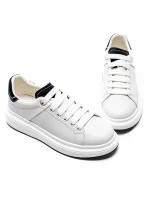 Pantofi Sport Barbati 8632 Alb-Negru » meishop.life
