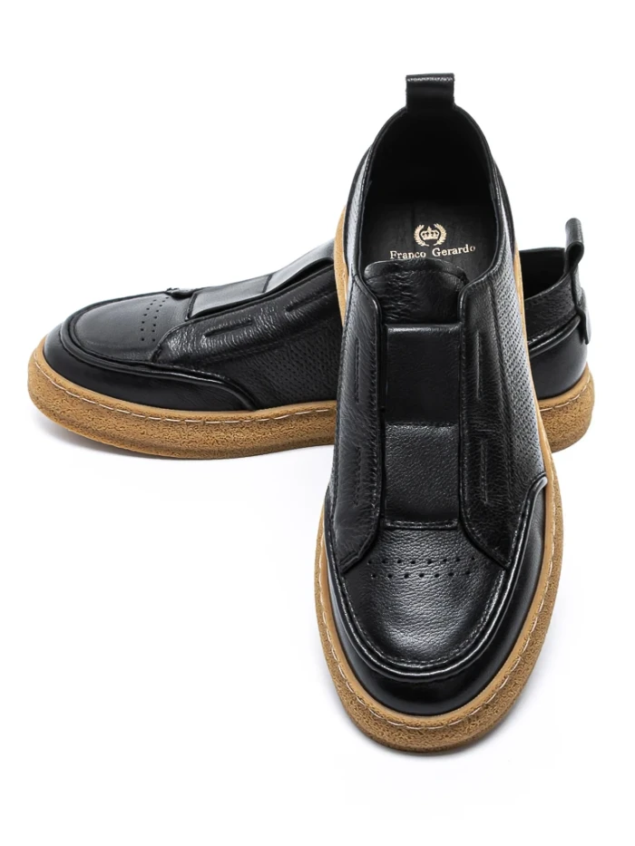 Pantofi Casual Barbati 8689 Negru » meishop.life