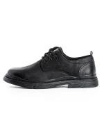 Pantofi Barbati din piele naturala  806003 Negru » meishop.life