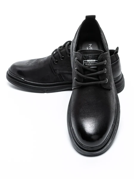 Pantofi Barbati din piele naturala  806003 Negru » meishop.life