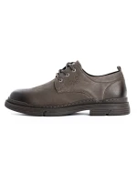 Pantofi Barbati din piele naturala  806003 Gri » meishop.life
