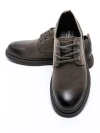 Pantofi Barbati din piele naturala  806003 Gri (L19) Mels