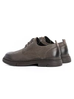 Pantofi Barbati din piele naturala  806003 Gri » meishop.life