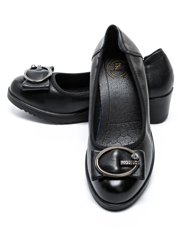 Pantofi cu Platforma 220711 Negru » meishop.life