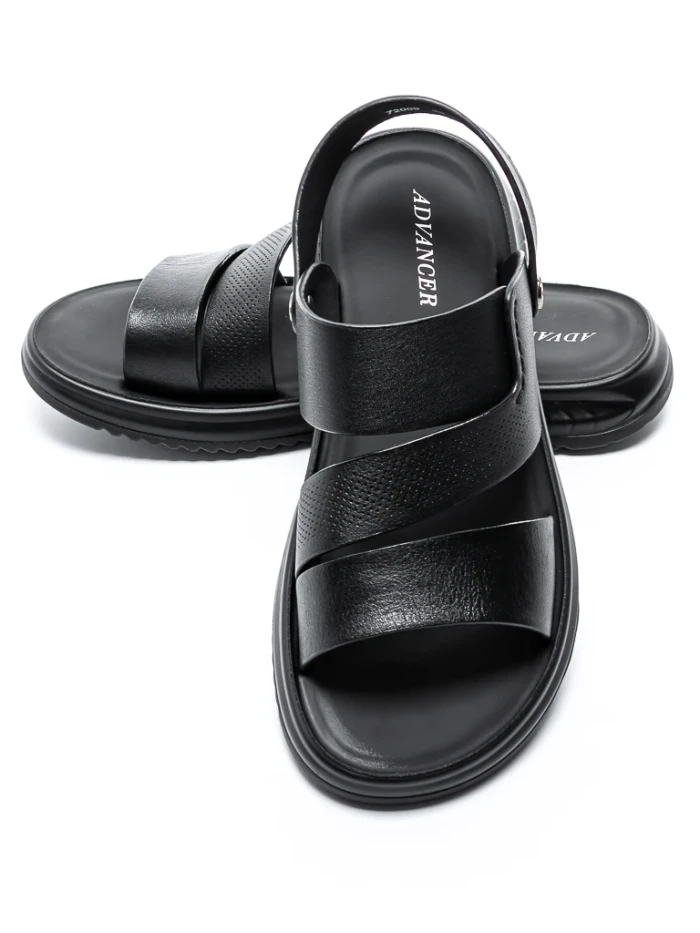 Sandale Barbati 72009 Negru » meishop.life