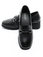 Pantofi Casual Dama din piele naturala 6290 BLACK | GALOP