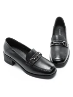 Pantofi Casual Dama din piele naturala 6290 BLACK | GALOP