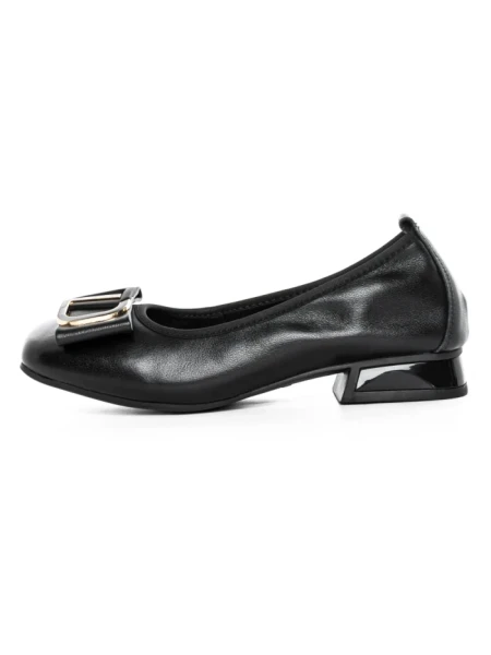 Balerini Dama din piele naturala 8561 BLACK | GALOP