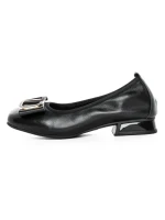 Balerini Dama din piele naturala 8561 BLACK | GALOP