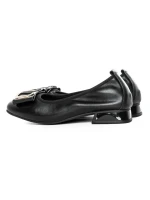 Balerini Dama din piele naturala 8561 BLACK | GALOP