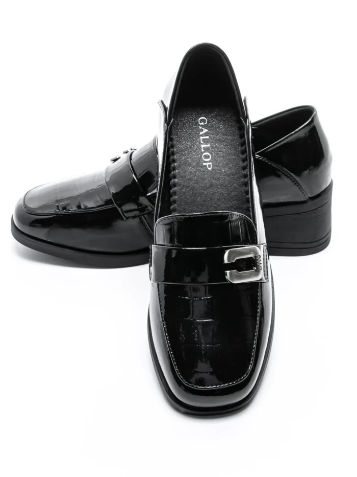 Pantofi Casual Dama din piele naturala 6295 BLACK | GALOP