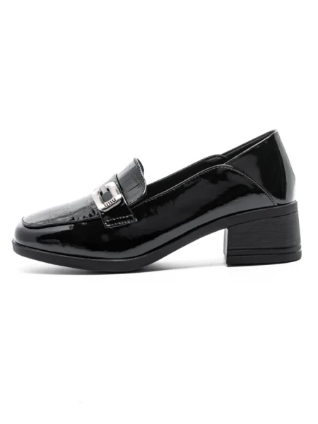 Pantofi Casual Dama din piele naturala 6295 BLACK | GALOP