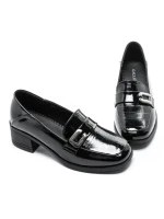 Pantofi Casual Dama din piele naturala 6295 BLACK | GALOP