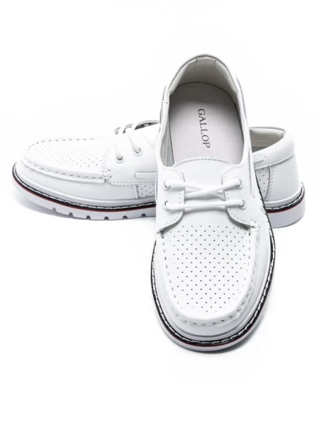 Pantofi Casual Dama din piele naturala K98104 WHITE | GALOP