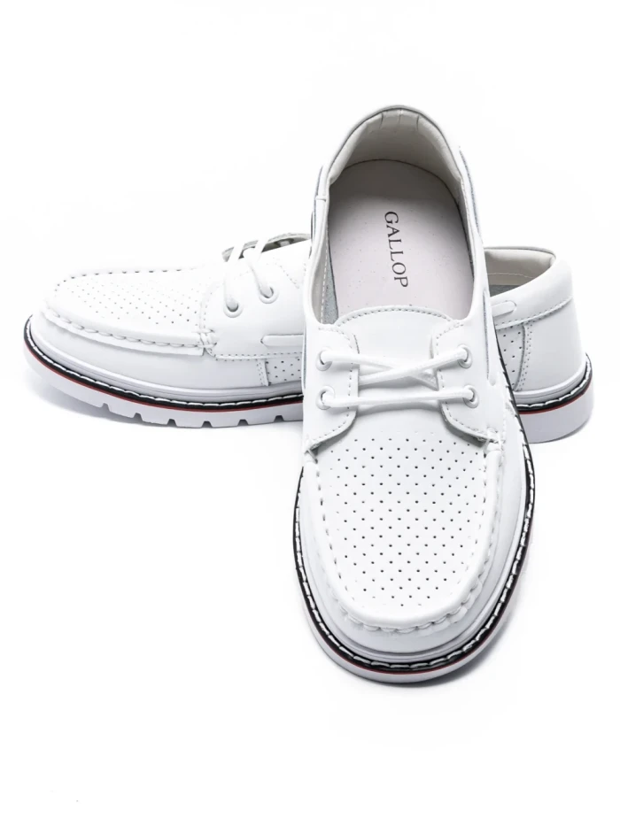 Pantofi Casual Dama din piele naturala K98104 WHITE | GALOP